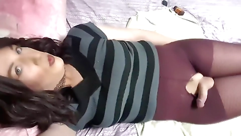 Shemale amateur fucks shemale shemale masturbation