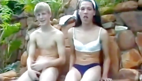 Vintage hottie with a tight ass sucks and rides a dick