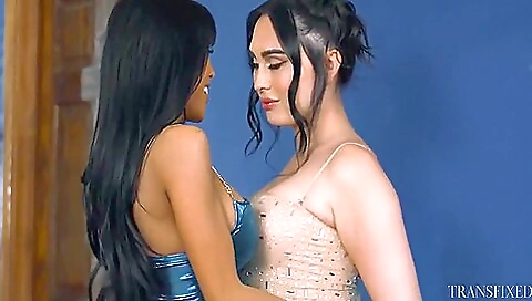 Asian hottie with big tits rides dick and gets facial