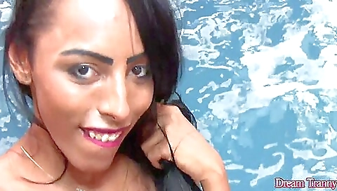 Adrielhy bronze naked and showcases her big boobs and tits