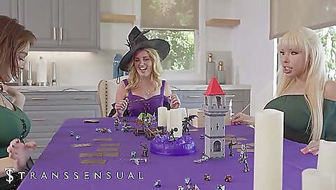 A brunette babe is in a thong and stockings in a room